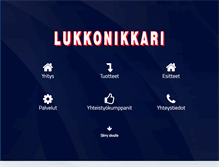 Tablet Screenshot of lukkonikkari.com